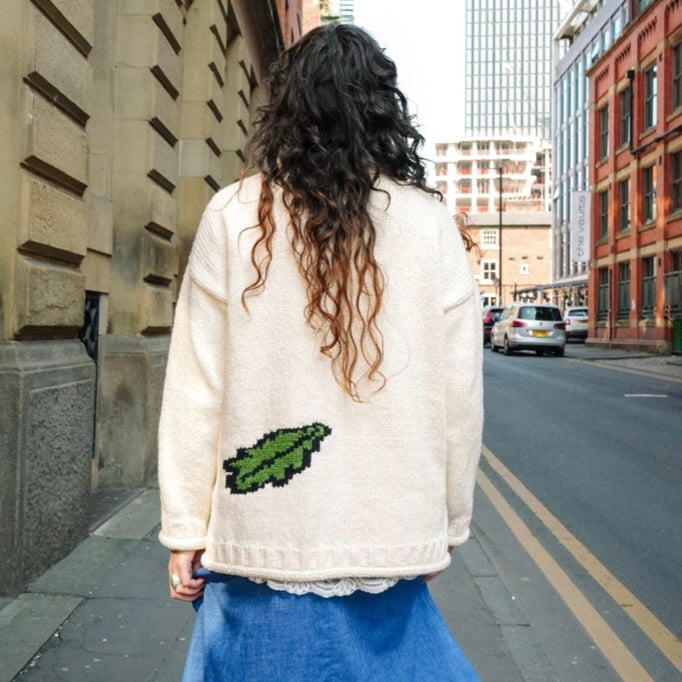 Strawberry Cotton Pullover Cream