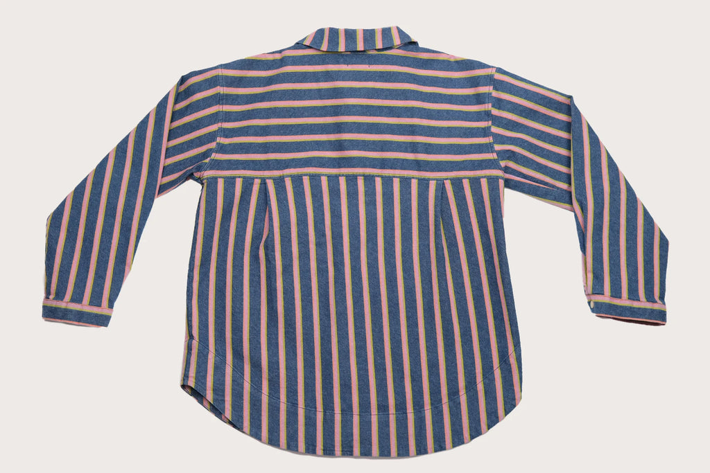 Denim Stripe Overshirt - Last One