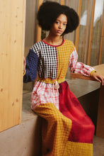 Slade Dress in Patchwork Check