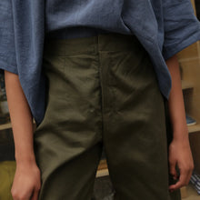 Moss Herringbone Buoy Trousers