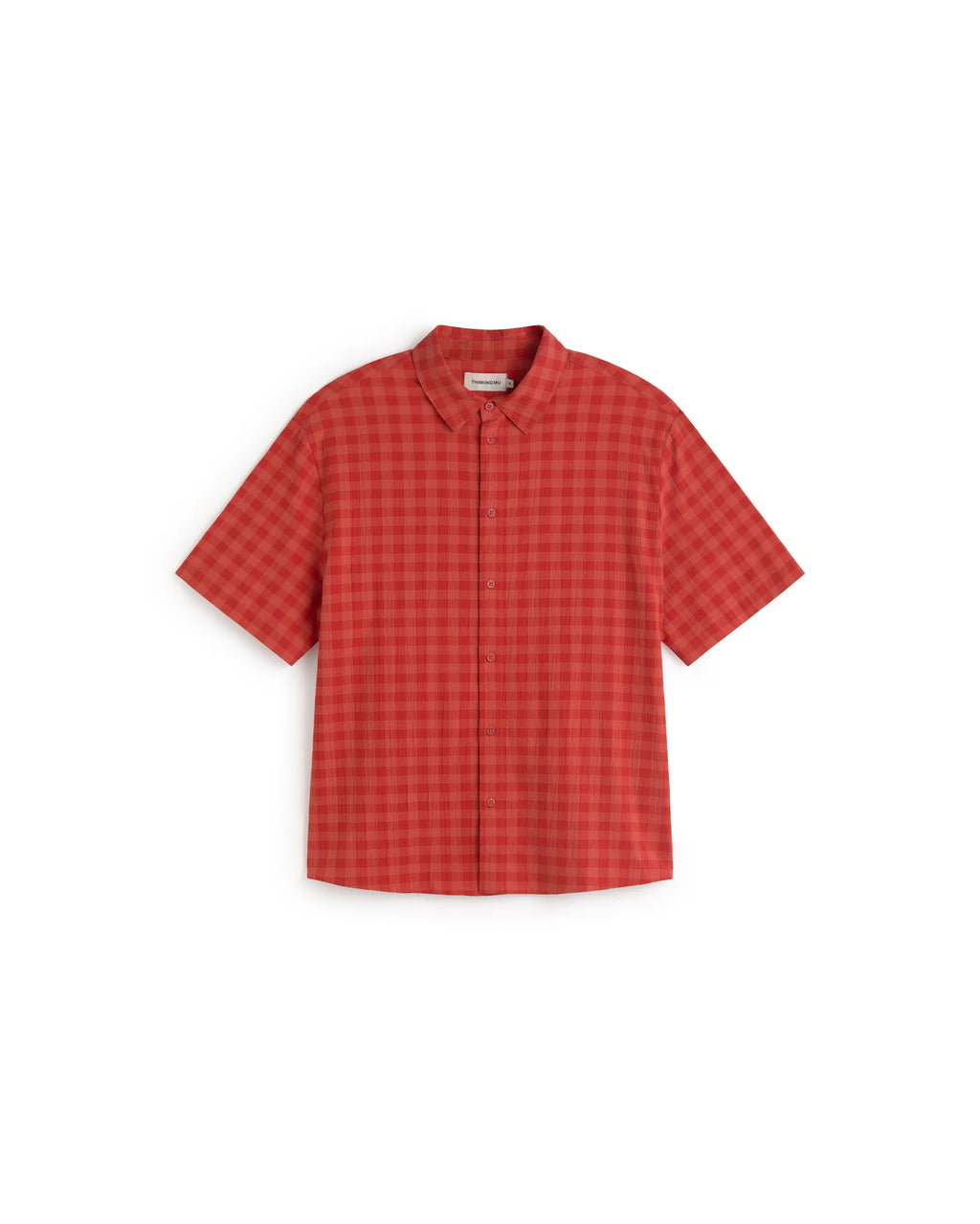 Red Check Seersucker Paddy Shirt - Last One