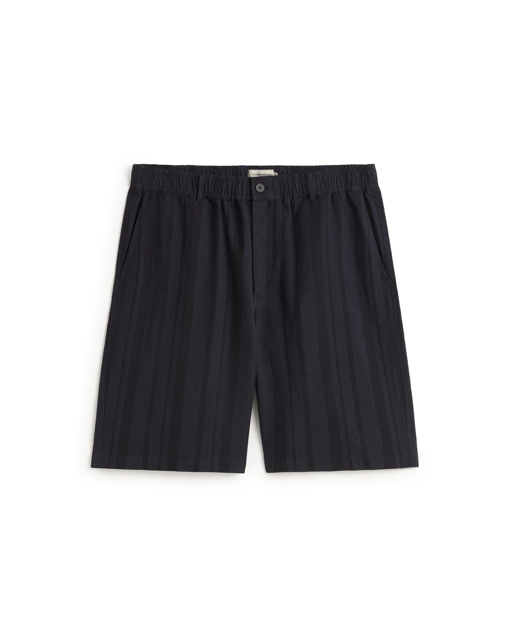 Navy Dappled Stripe Gasper Shorts