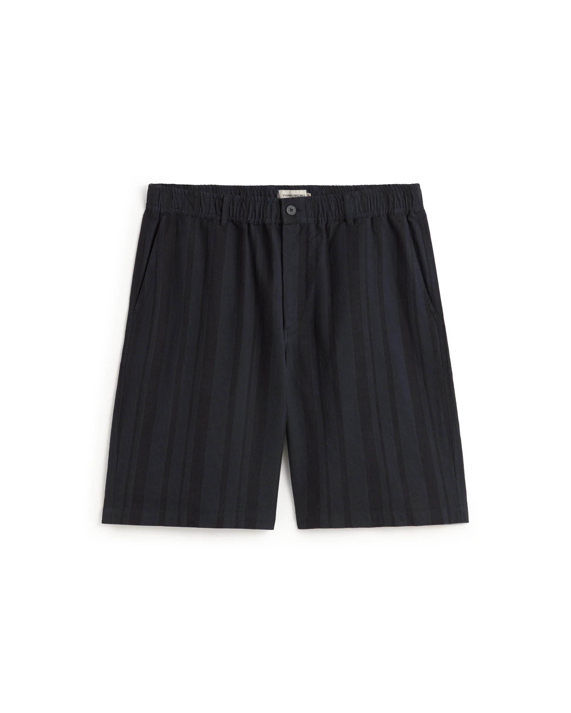 Navy Dappled Stripe Gasper Shorts