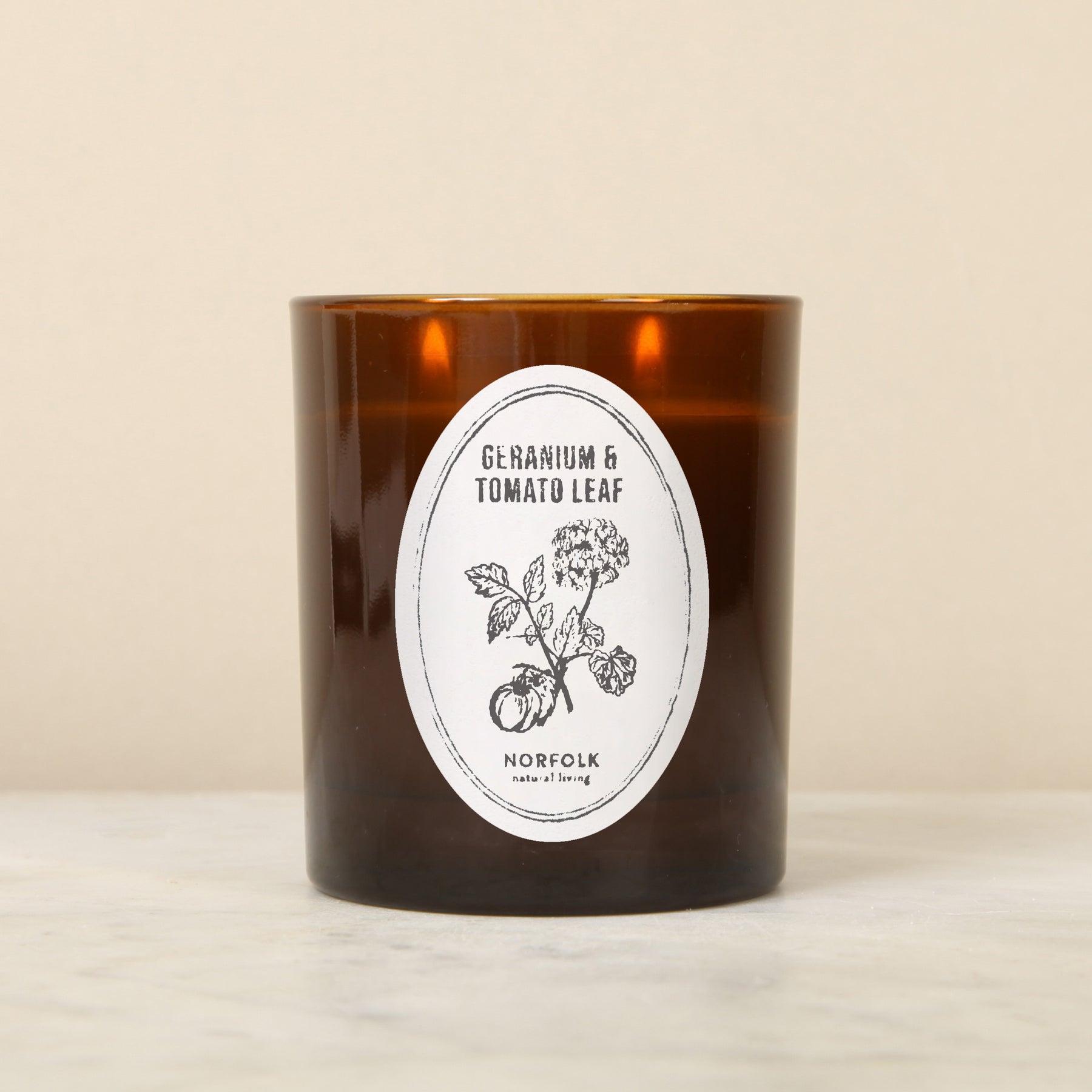 Geranium & Tomato Leaf Botanical Candle