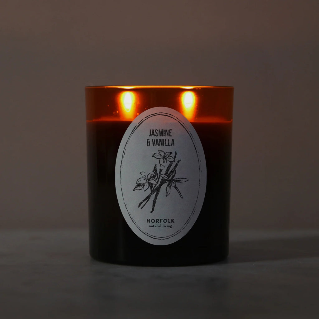 Jasmine & Vanilla Botanical Candle