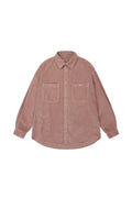 Dusty Pink Pigment Corduroy Shirt