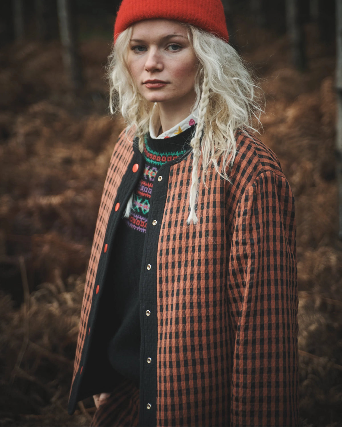 Check Reversible Jacket