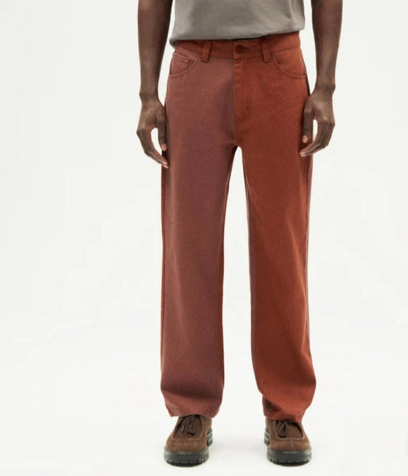 Herringbone Brown David Pants