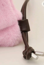 Pink Fur Backpack