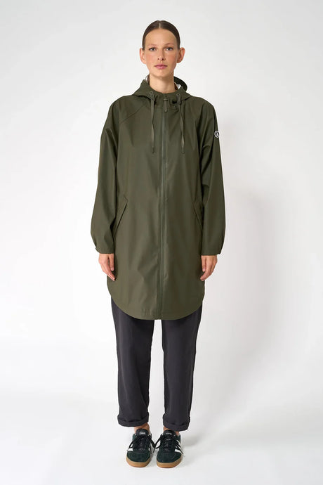 Sky Khaki Raincoat