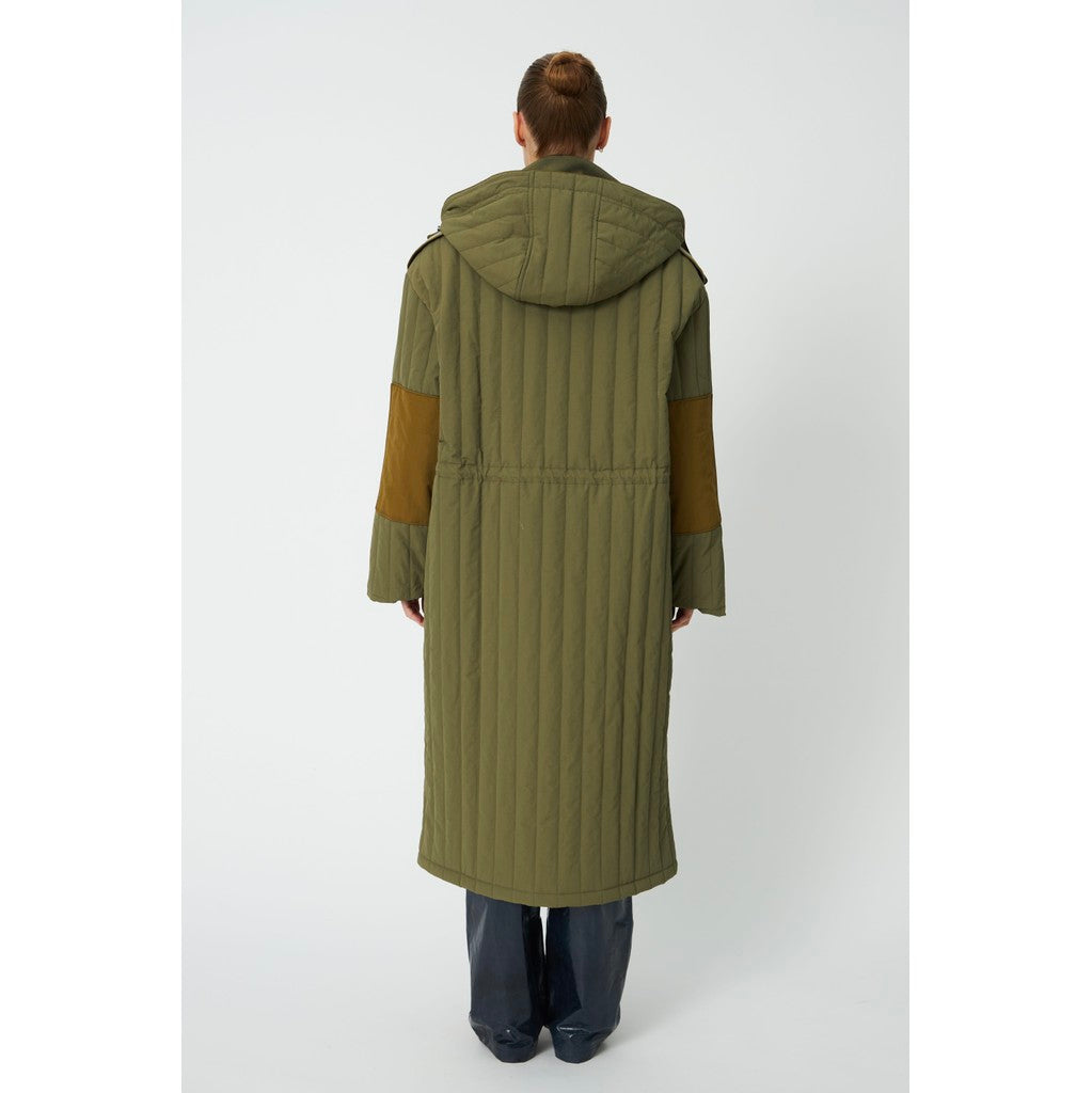 Quilted Parka Coat