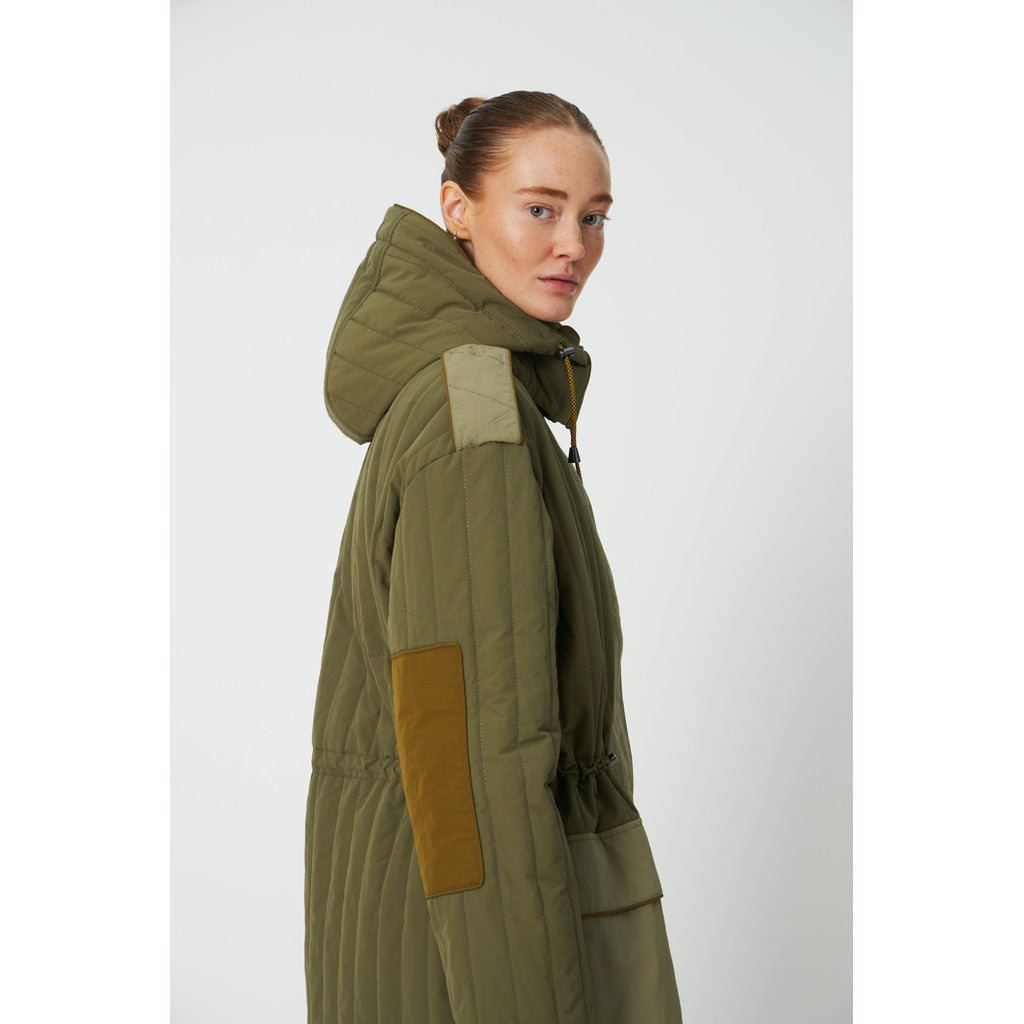 Quilted Parka Coat