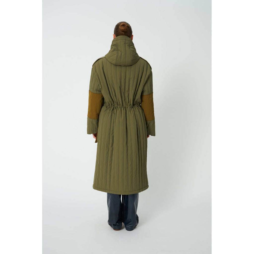 Quilted Parka Coat