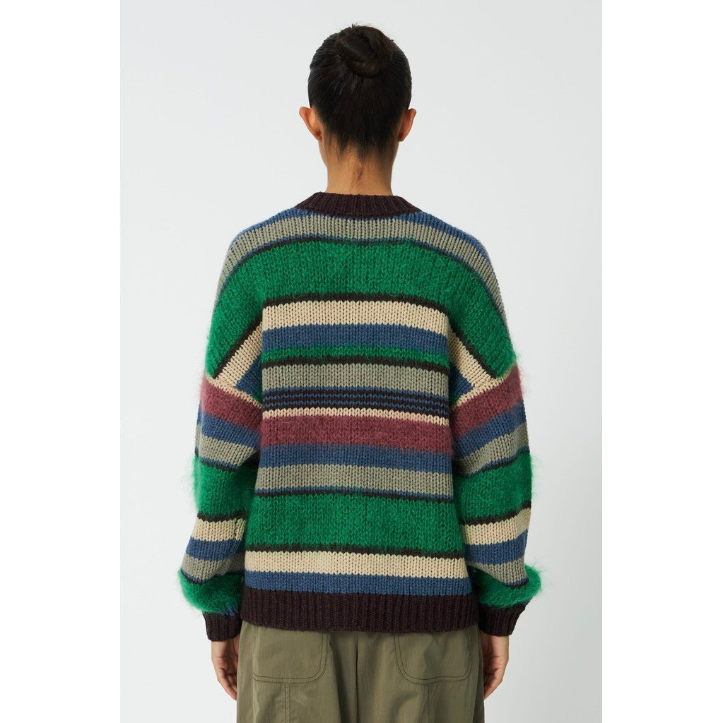 Multi Striped Cardigan