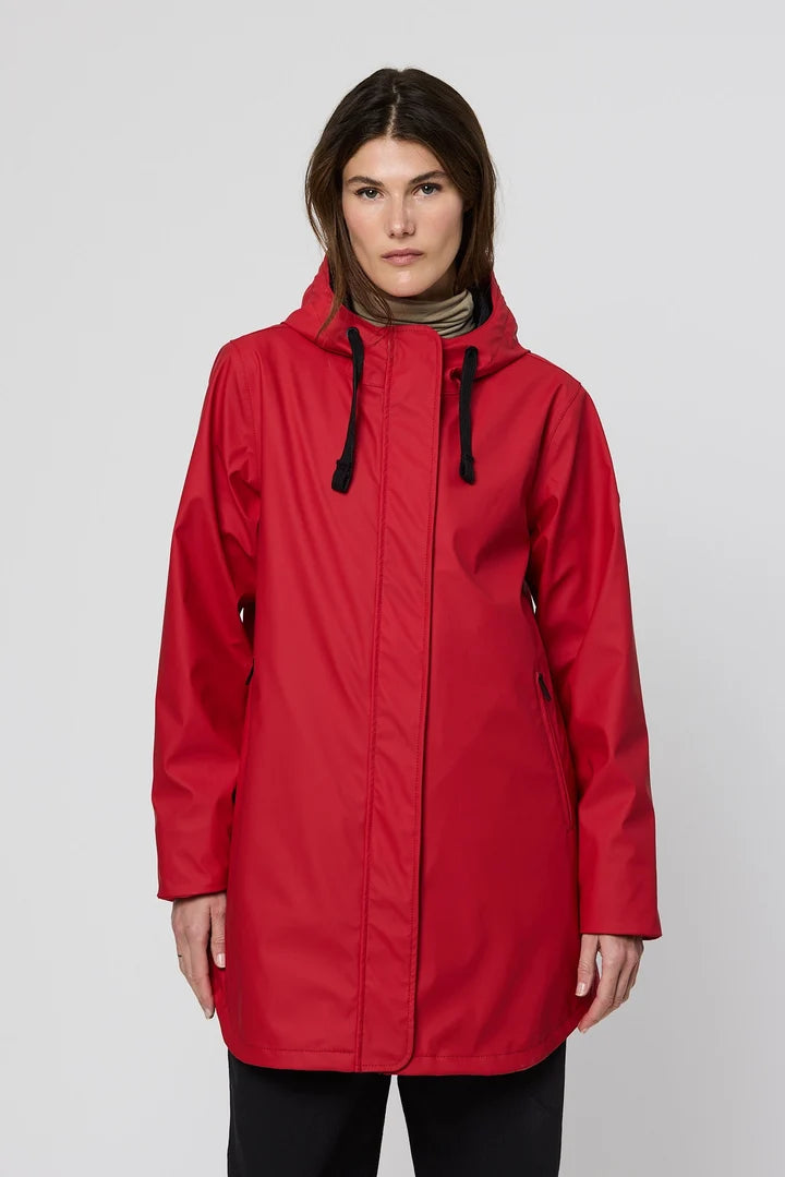 Red Waterproof Coat