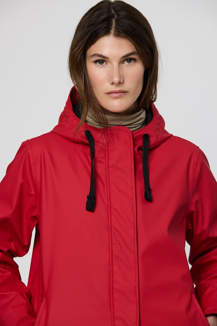 Red Waterproof Coat