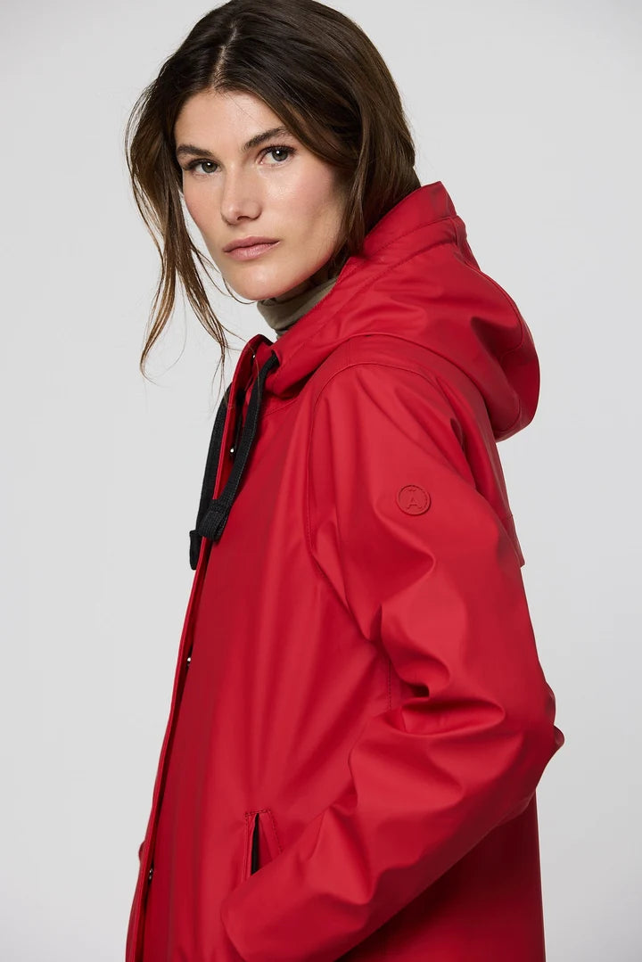 Red Waterproof Coat