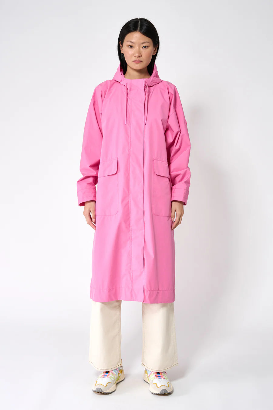 Nebel Pink Trench Coat