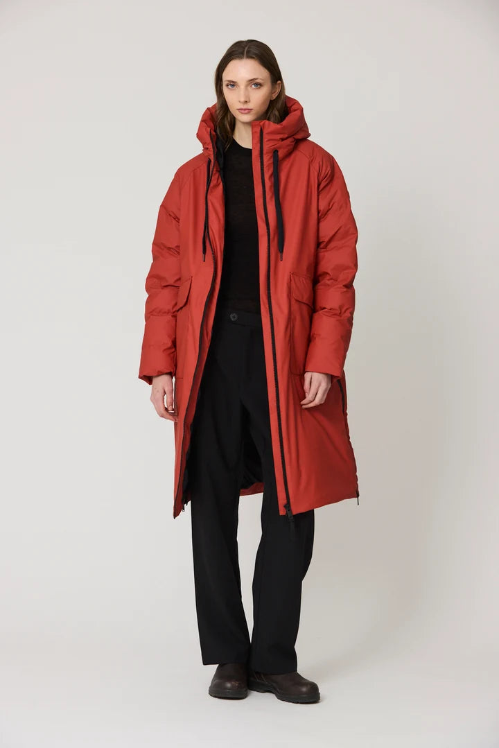 Red Ochre Waterproof Coat