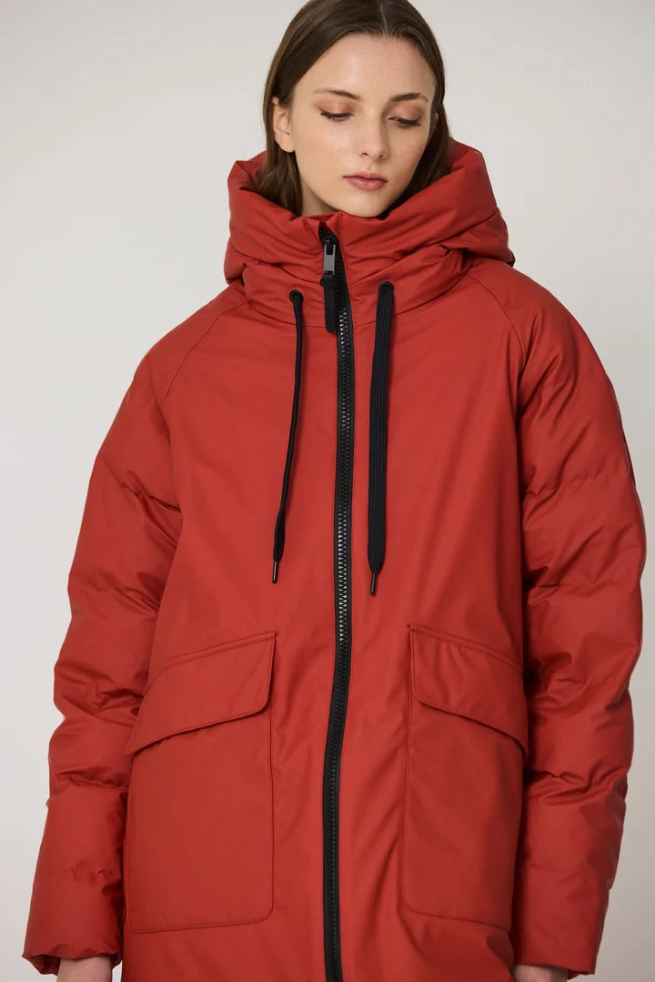 Red Ochre Waterproof Coat