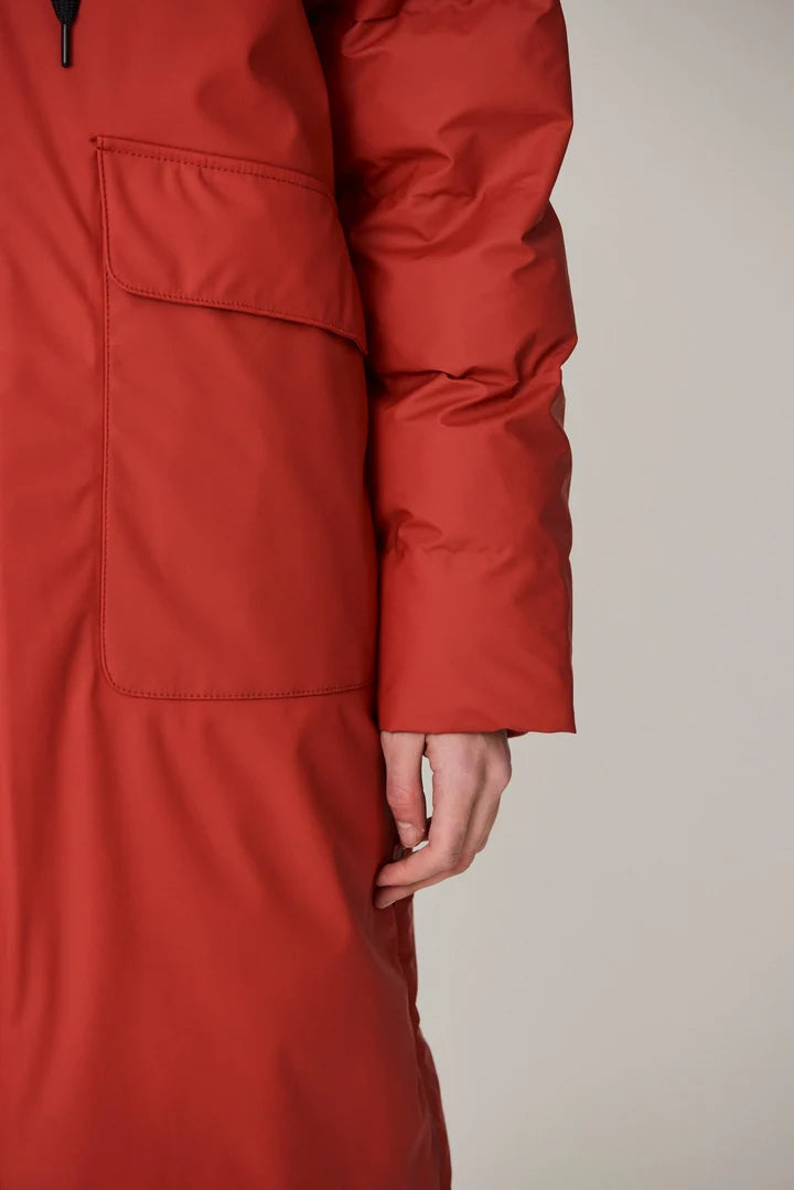Red Ochre Waterproof Coat