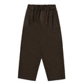 Brown Two Tuck Wide Denim Pants