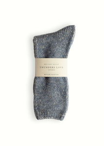 Wool Collection Recycled Blue Socks (39-45)
