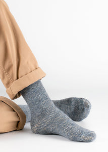 Wool Collection Recycled Blue Socks (39-45)