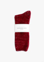 Wool Collection Recycled Burgundy Socks (39-45)