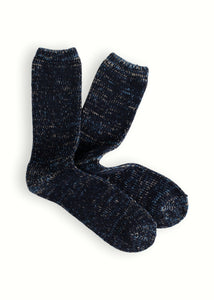 Wool Collection Recycled Navy Socks (36-39)