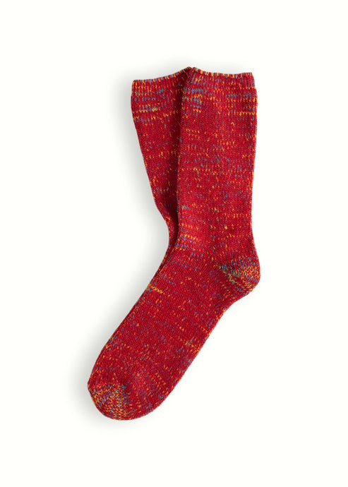 Wool Collection Recycled Red Socks (39-45)