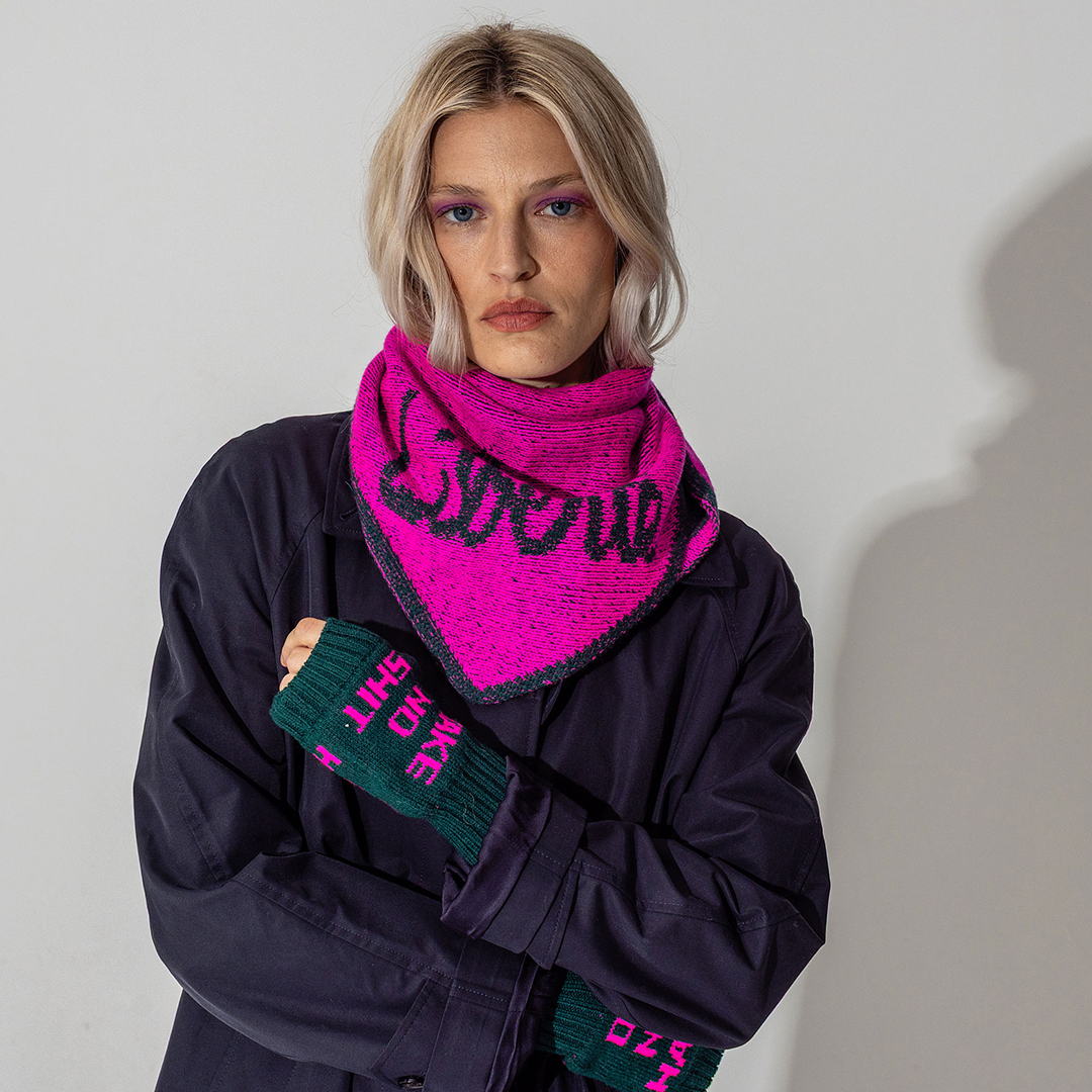 Do No Harm Take No Shit Wrist Warmers