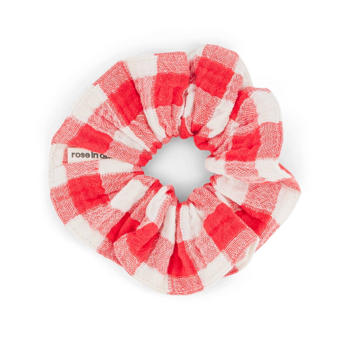 Gingham Scrunchie