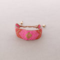 Macrame Beads Bracelet Fuchsia