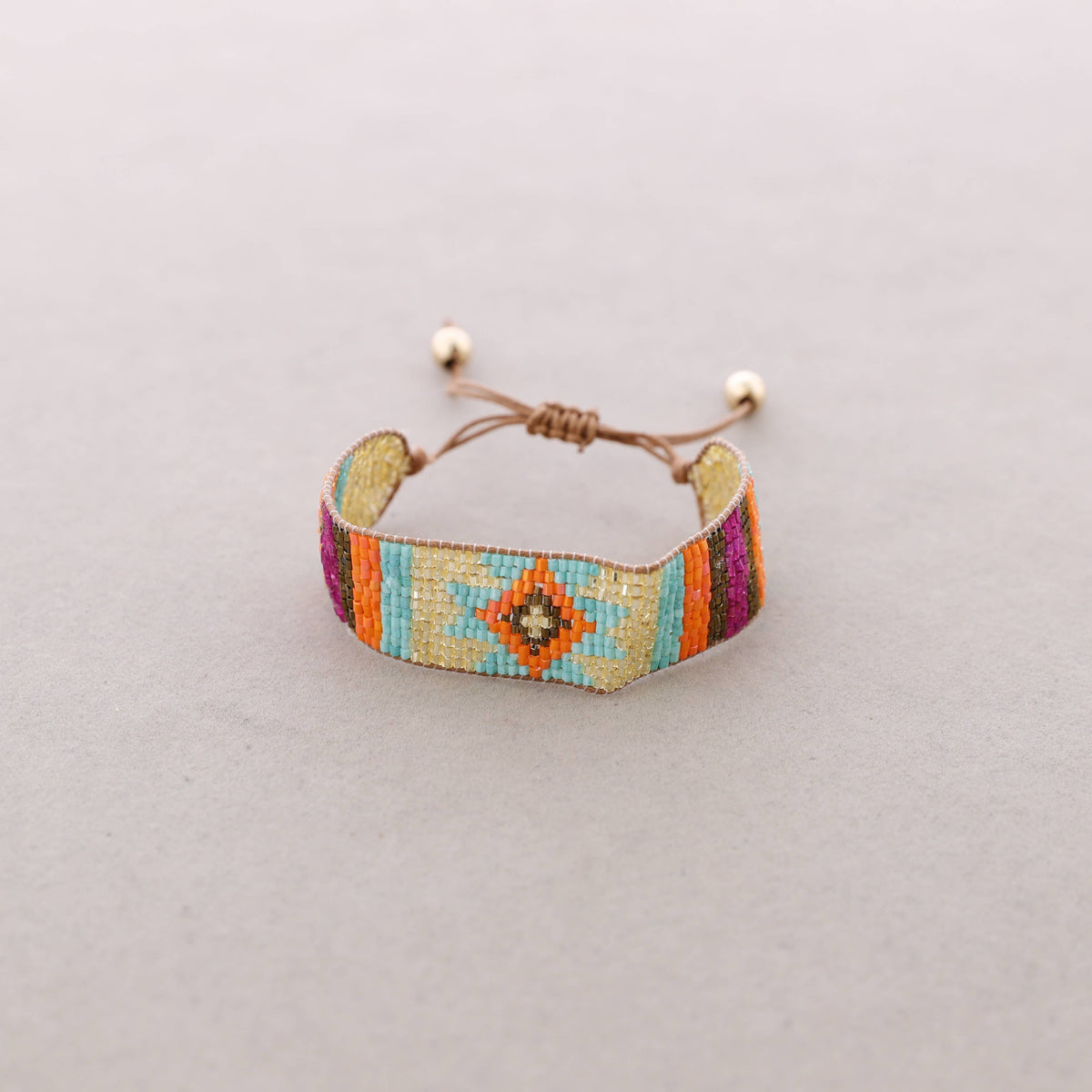 Macrame Beads Bracelet Naranja