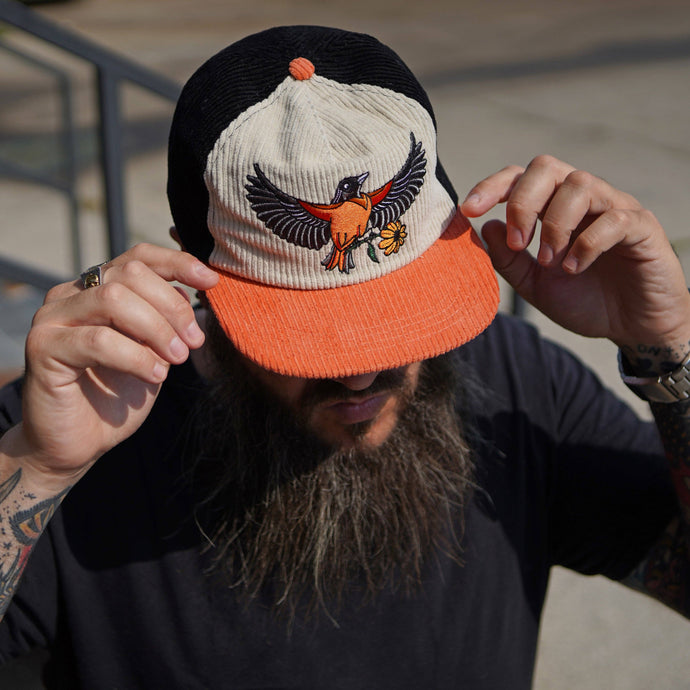 Oriole Two-Tone Corduroy Hat