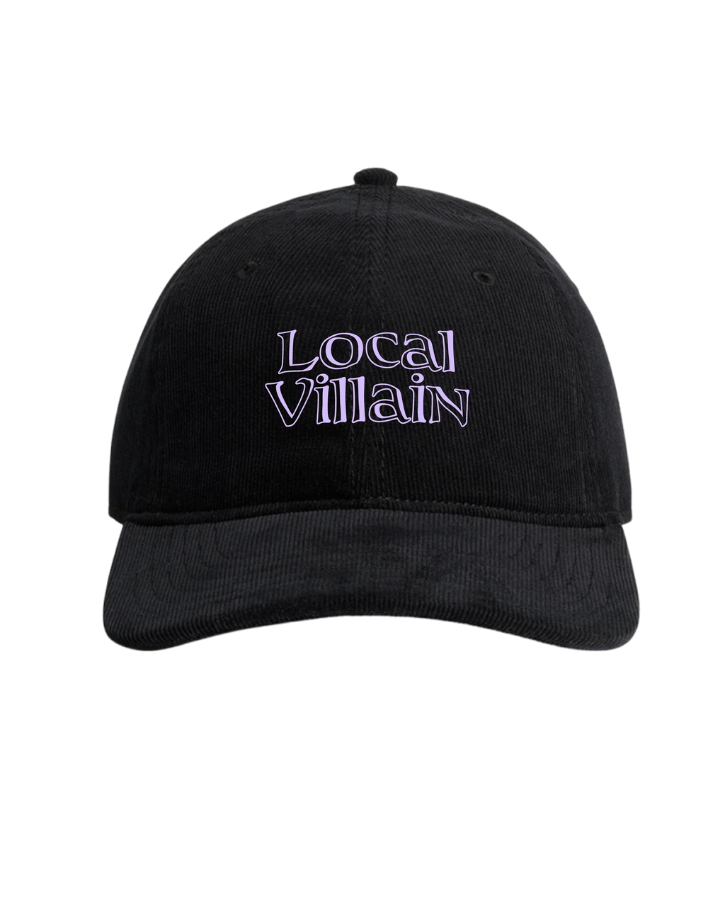 Local Villain Embroidered Black Cap