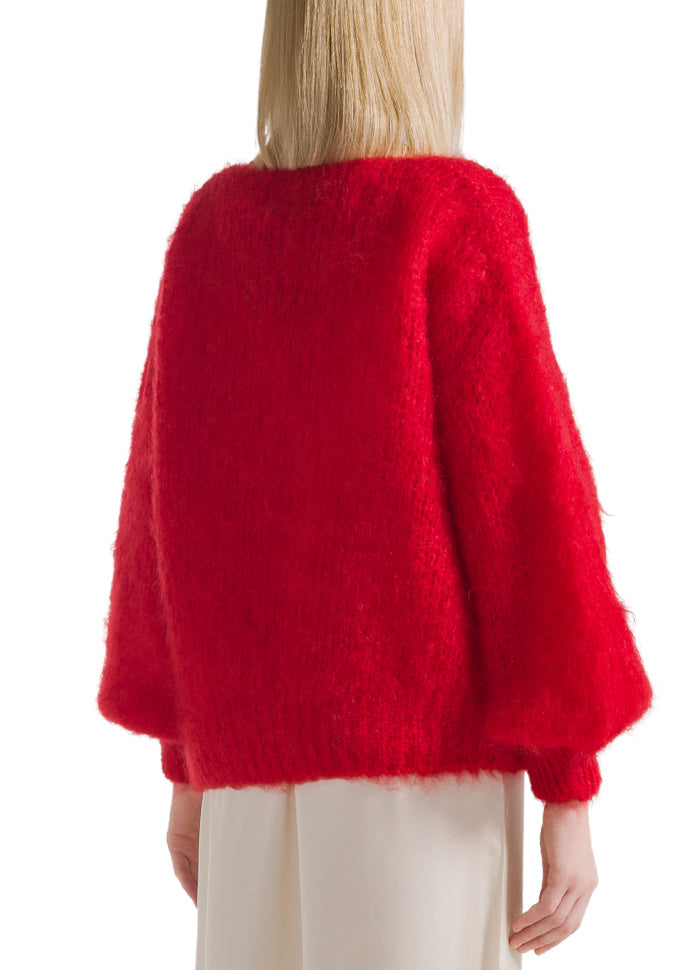 Red Mohair Sweater