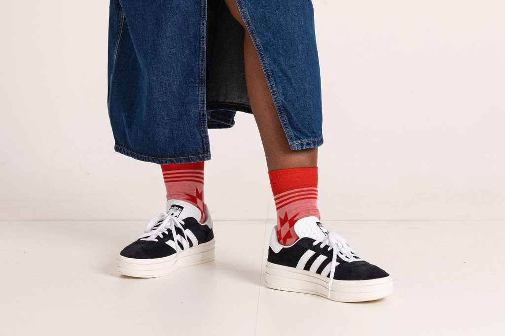 Patchwork Folk Socks