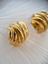 Chunky Gold Curve Earrings