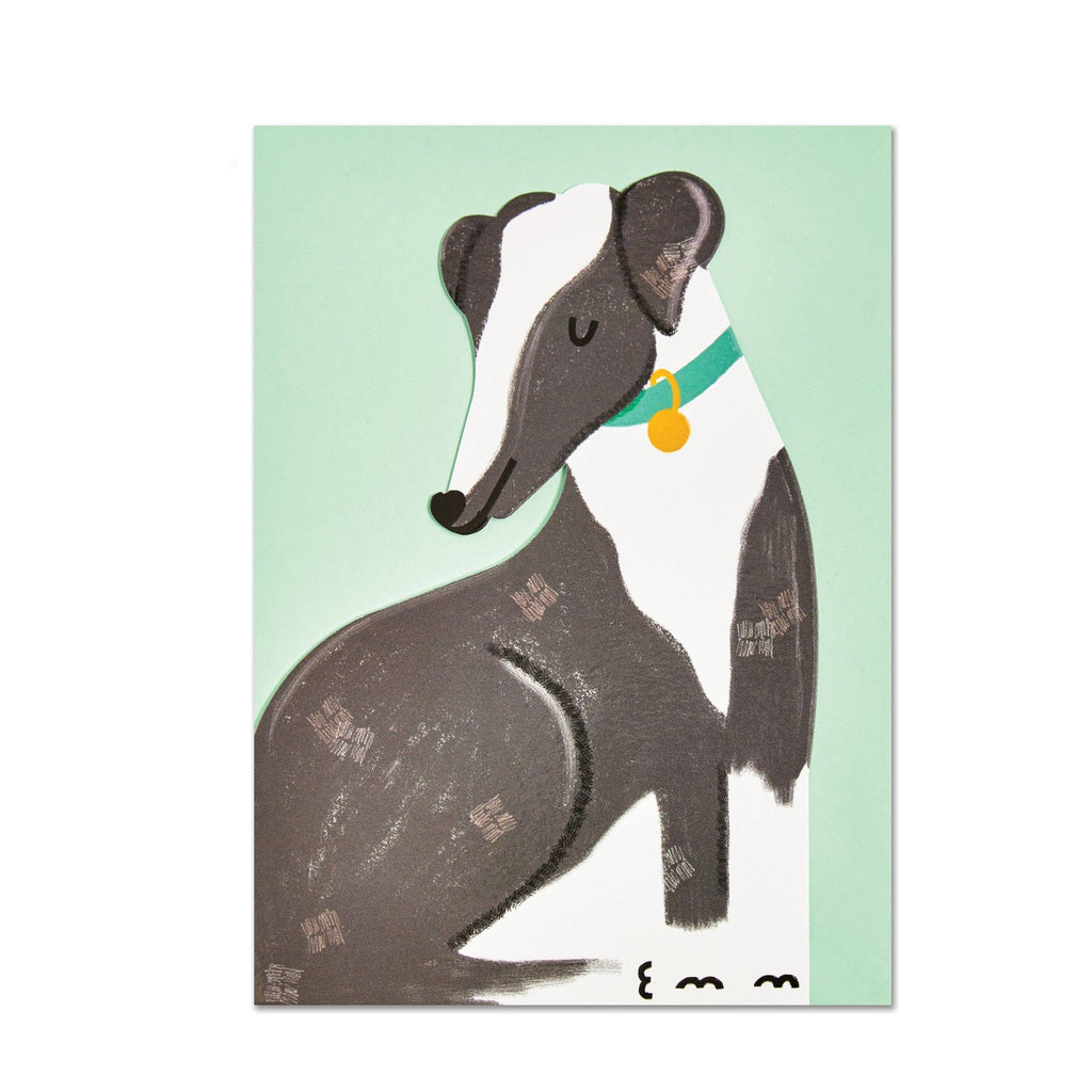 Whippet Greeting Card