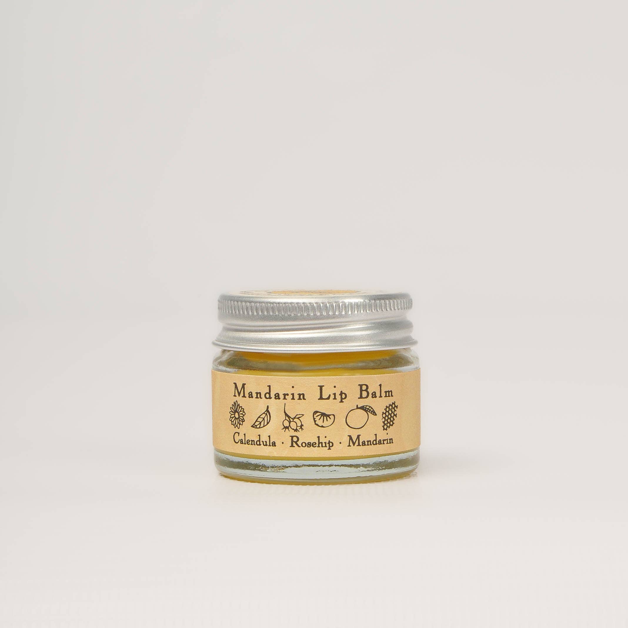 Mandarin Lip Balm | Organic Rosehip and Calendula