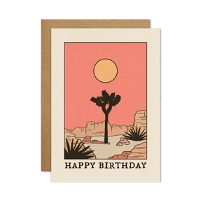 Desert Happy Birthday Card