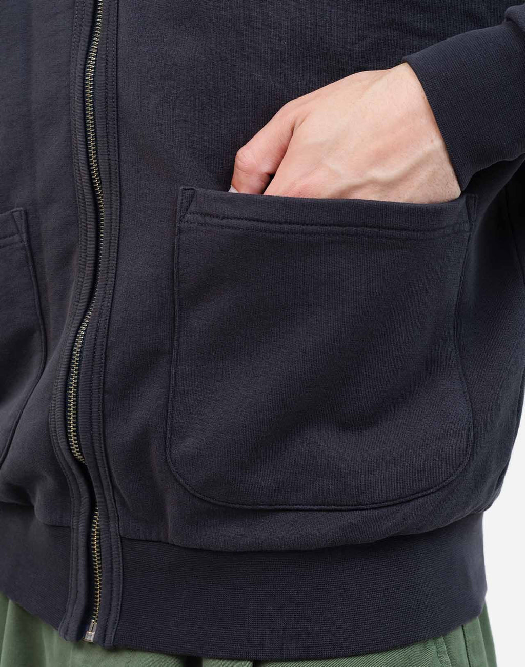 Noir Kigo Kiss Zip Up Sweater