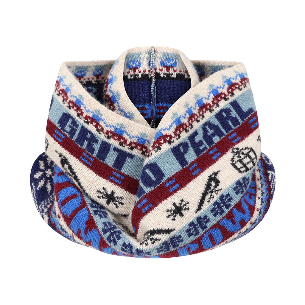 Feminist Fairisle Loop Scarf
