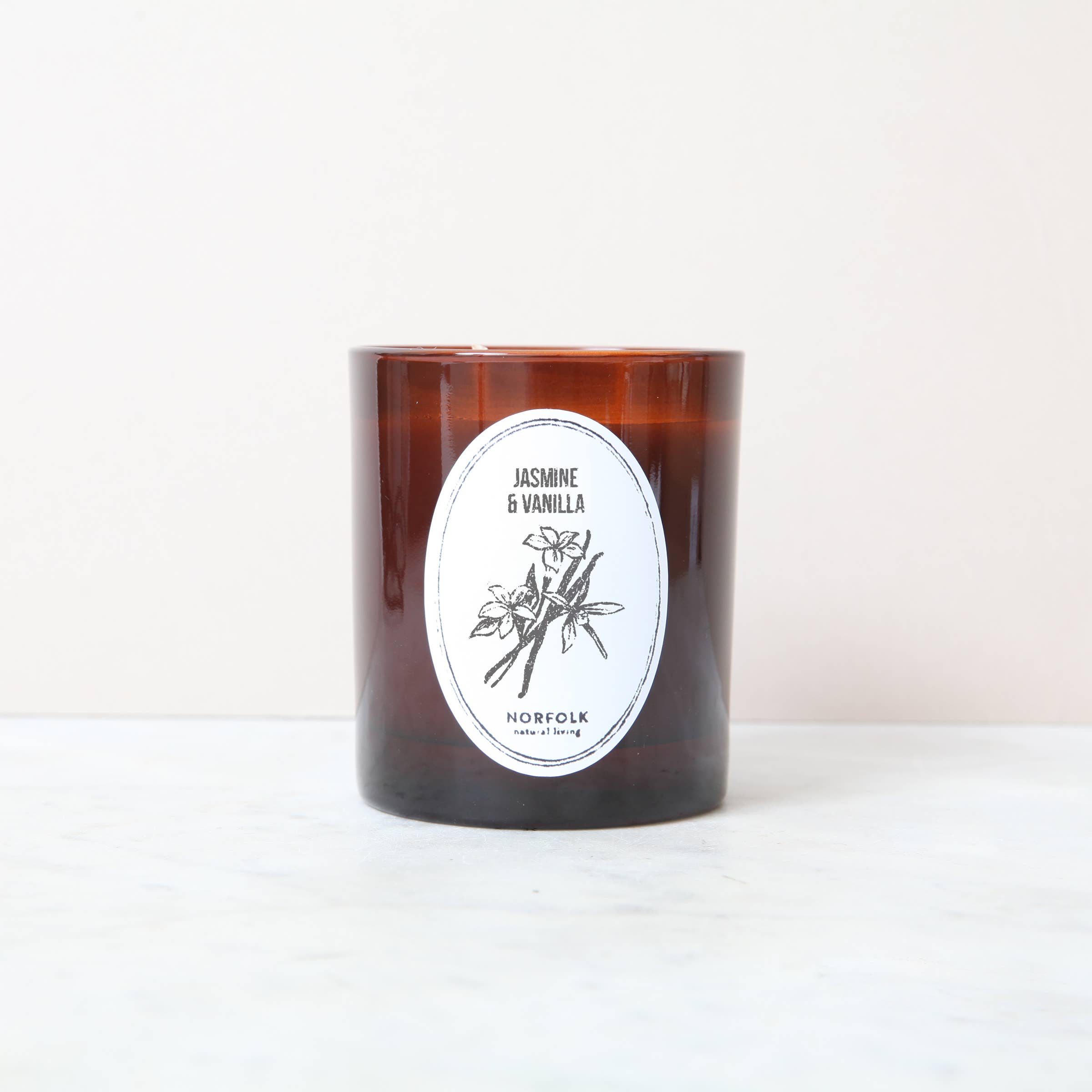 Jasmine & Vanilla Botanical Candle