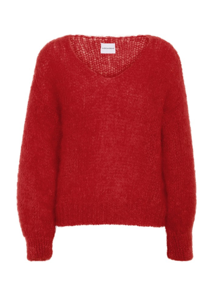 Red Mohair Sweater