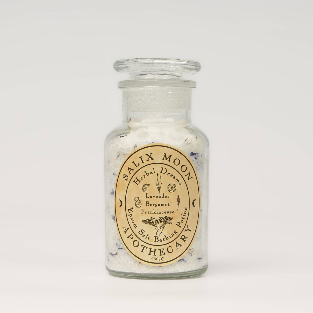 Lavender Epsom Bath Salts with Frankincense & Bergamot: 500g Jar
