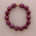 Beaded Necklace Granate