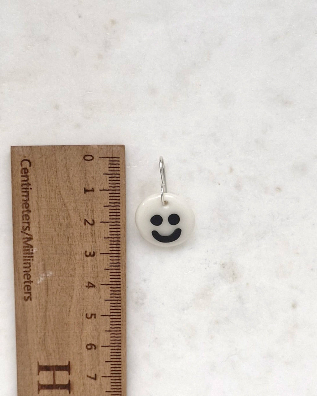 HappySad Earrings: Hoop / Silver